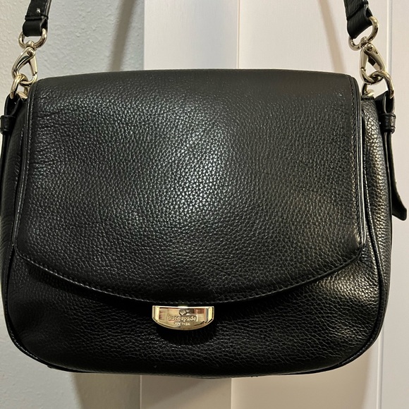 COPY - Kate Spade pebbled leather large flap crossbody bag - Picture 5 of 8